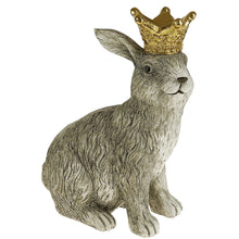 Lade das Bild in den Galerie-Viewer, Hase mit Krone Grau