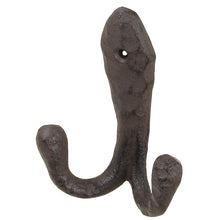 Lade das Bild in den Galerie-Viewer, Wandhaken 2er Dunkelrost