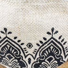 Lade das Bild in den Galerie-Viewer, Korb Jute / natur-schwarz