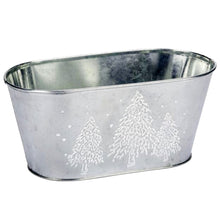 Lade das Bild in den Galerie-Viewer, Blumenschale Weihnachtsdeko mit Aplikation Tannenbaum