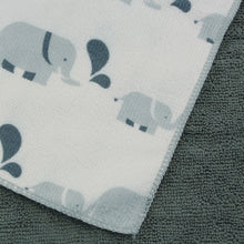 Lade das Bild in den Galerie-Viewer, 3er Set Spültuch Putztuch Grau Elefant