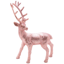 Lade das Bild in den Galerie-Viewer, Deko Hirsch rosa glitzer