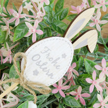 Lade das Bild in den Galerie-Viewer, 6 Stecker Ei mit Hasenohren Holz