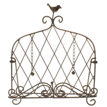 Lade das Bild in den Galerie-Viewer, Buchhalter, Metall, dunkelrostfarbig lackiert