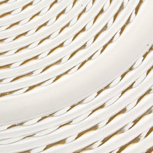 Lade das Bild in den Galerie-Viewer, 2er Set Platzteller Weiß, Gold