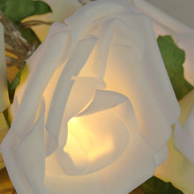 Lade das Bild in den Galerie-Viewer, LED Lichterkette Rosen Weiß LED