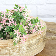 Lade das Bild in den Galerie-Viewer, Holztablett rund mit Jutegriff