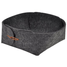 Lade das Bild in den Galerie-Viewer, Filzkorb Dunkelgrau oder Hellgrau 21 cm