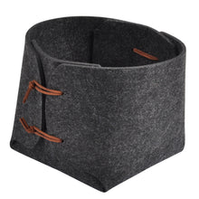 Lade das Bild in den Galerie-Viewer, Filzkorb 14 cm Dunkelgrau oder Hellgrau
