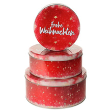 Lade das Bild in den Galerie-Viewer, 3er Set Keksdosen verschiedene Farben / Motive