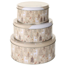 Lade das Bild in den Galerie-Viewer, 3er Set Keksdosen verschiedene Farben / Motive