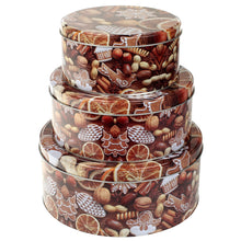 Lade das Bild in den Galerie-Viewer, 3er Set Keksdosen verschiedene Farben / Motive