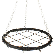 Lade das Bild in den Galerie-Viewer, Kranz, Weide zum Hängen mit Gitter und Metallkette