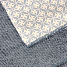 Lade das Bild in den Galerie-Viewer, Spültuch Putztuch 4er Set beige blau