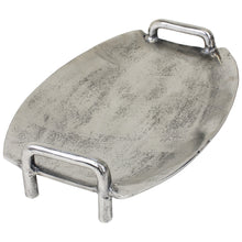 Lade das Bild in den Galerie-Viewer, Tablett Silber mit Fuß VARIANTE