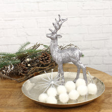 Lade das Bild in den Galerie-Viewer, Hirsch Silber glitzer verschiedene Größen