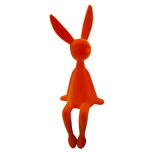 Lade das Bild in den Galerie-Viewer, Kantenhocker Osterhase Orange 29 cm Dekohase Osterdeko Deko Ostern
