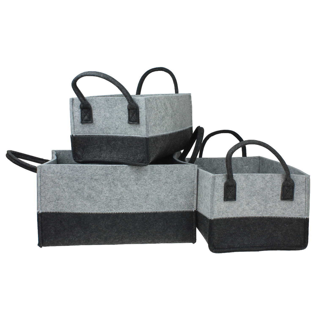Filzkorb rechteckig modern verschiede Größen oder im Set