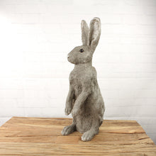 Lade das Bild in den Galerie-Viewer, XXL Osterhase Dekohase Grau 52 cm Hase Osterdeko Dekoration Ostern
