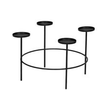 Lade das Bild in den Galerie-Viewer, Adventskranz Metall 43 cm oder 31 cm modern Tischdeko Weihnachtsdeko Deko Weihnachten
