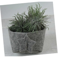 Lade das Bild in den Galerie-Viewer, Filzschale Hellgrau 3er Set modern Weihnachtsdeko Weihnachtskorb Deko Weihnachten
