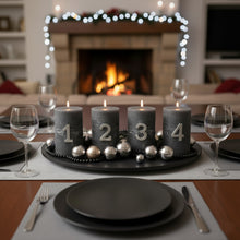 Lade das Bild in den Galerie-Viewer, 4er Set Kerzenstecker Zahlen 1-4 Silber Alu Kerzen Verzierung Kerzenpiekser
