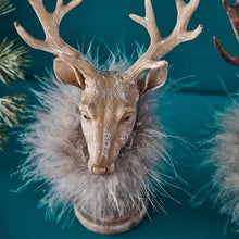 Lade das Bild in den Galerie-Viewer, Hirschkopf Braun Büste 18 cm Dekohirsch Hirsch Deko Dekofigur
