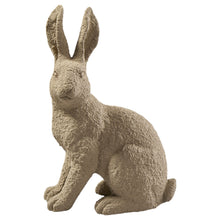 Lade das Bild in den Galerie-Viewer, Osterhase Taupe 28 cm Dekohase Osterdeko Ostern
