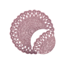 Lade das Bild in den Galerie-Viewer, 2er Set Platzset Altrosa Raffia 38 cm Tischset Tischuntersetzer Tischwäsche Tischdeko
