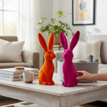 Lade das Bild in den Galerie-Viewer, Deko Osterhase sitzend Orange 30 cm Dekohase Osterdeko Deko Ostern
