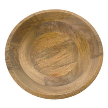 Lade das Bild in den Galerie-Viewer, Schale Mangoholz modern 30 cm Dekoschale Holzschale
