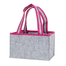 Lade das Bild in den Galerie-Viewer, Filztasche Tragetasche Prosecco to go Grau Pin kFilz Tasche Flaschentasche Flaschenträger
