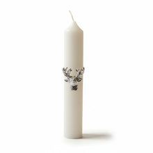 Lade das Bild in den Galerie-Viewer, 4er Set Kerzenstecker Rentier Silber Alu Stabkerzen Verzierung Kerzenpiekser
