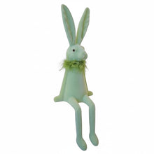 Lade das Bild in den Galerie-Viewer, Kantenhocker Osterhase Grün 37 cm Dekohase Osterdeko Deko Ostern
