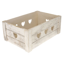 Lade das Bild in den Galerie-Viewer, Deko Holzkiste Weiß 2er Set

