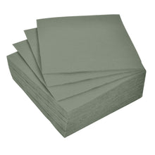 Lade das Bild in den Galerie-Viewer, 40er Set Cocktailservietten Papier Salbei  25 cm Papierservietten Servietten modern
