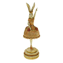 Lade das Bild in den Galerie-Viewer, Hasenfigur Tänzerin Dekohase Vintage Osterdeko Nostalgisch Deko Ostern
