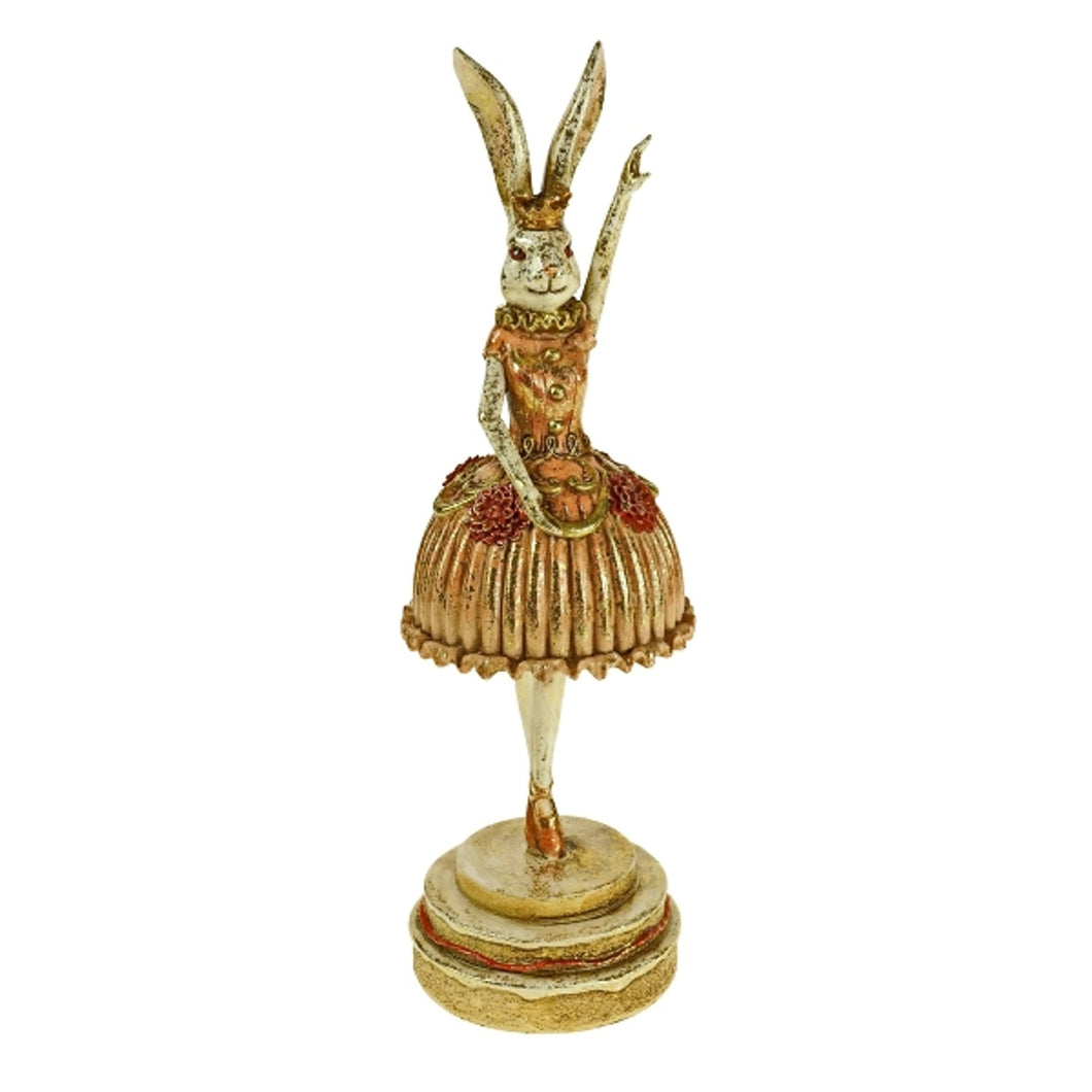 Hasenfigur Tänzerin Dekohase Vintage Osterdeko Nostalgisch Deko Ostern