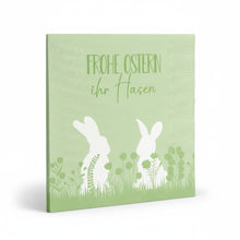 Lade das Bild in den Galerie-Viewer, 40er Set Servietten Ostern Grün Weiß Papier

