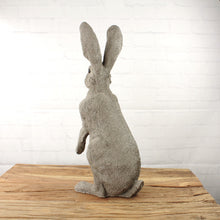 Lade das Bild in den Galerie-Viewer, XXL Osterhase Dekohase Grau 52 cm Hase Osterdeko Dekoration Ostern

