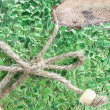 Lade das Bild in den Galerie-Viewer, 2er Set Osterhase Holz Grün Mosaik
