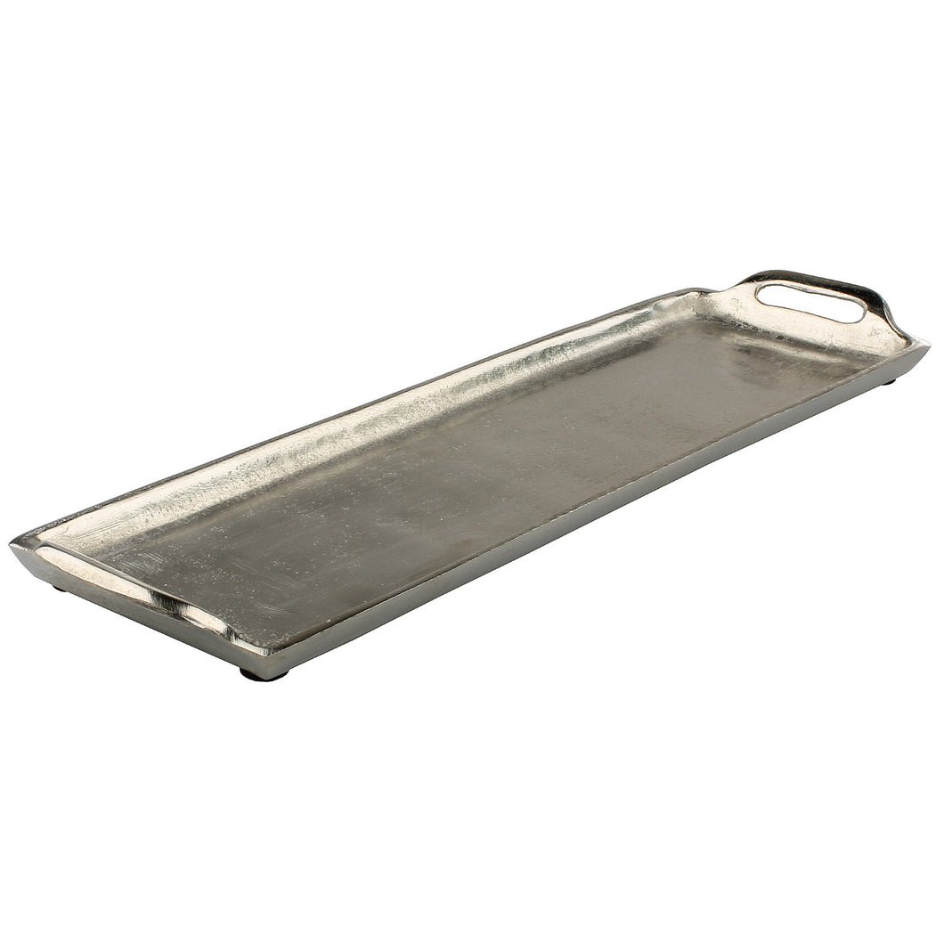 Tablett Silber Schmal 44 cm – Macosa Home
