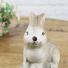 Lade das Bild in den Galerie-Viewer, 2er Set Hase auf Ei Keramik
