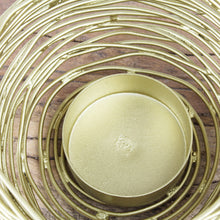 Lade das Bild in den Galerie-Viewer, Teelichthalter modern, 2er Set in gold
