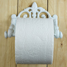 Lade das Bild in den Galerie-Viewer, Toilettenpapierhalter Weiß Antik Sapri
