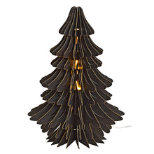 Lade das Bild in den Galerie-Viewer, Weihnachtsbaum LED schwarz gold
