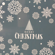 Lade das Bild in den Galerie-Viewer, 3er Set Gebäckdose Metall Merry Christmas Blau
